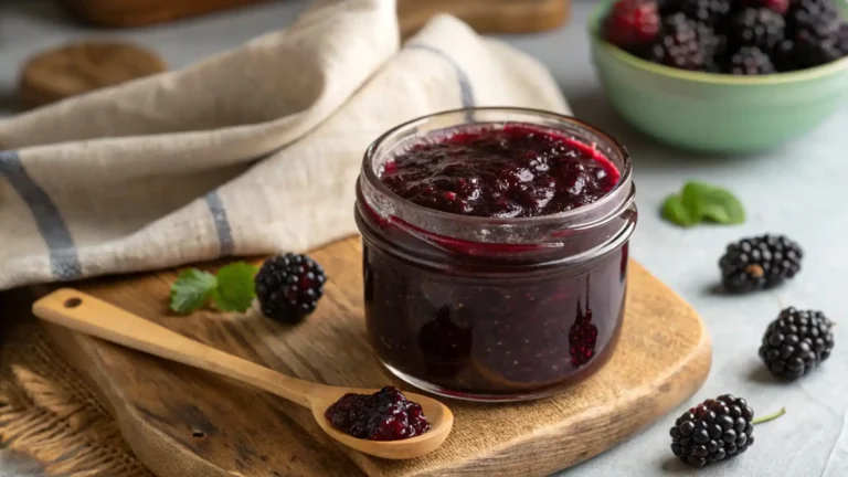 blackberry jam jar