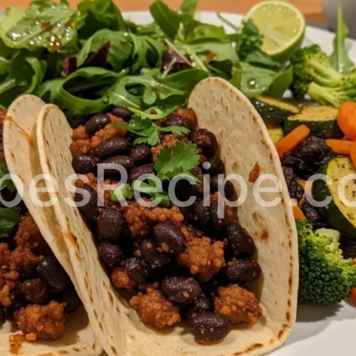 20 Minute Teriyaki Black Bean Tacos