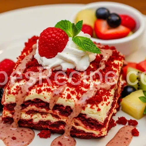Red Velvet Dessert Lasagna