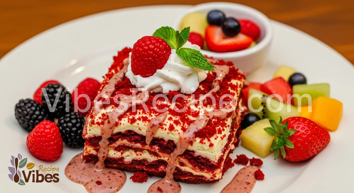 Red Velvet Dessert Lasagna