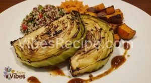 Blistered cabbage steaks
