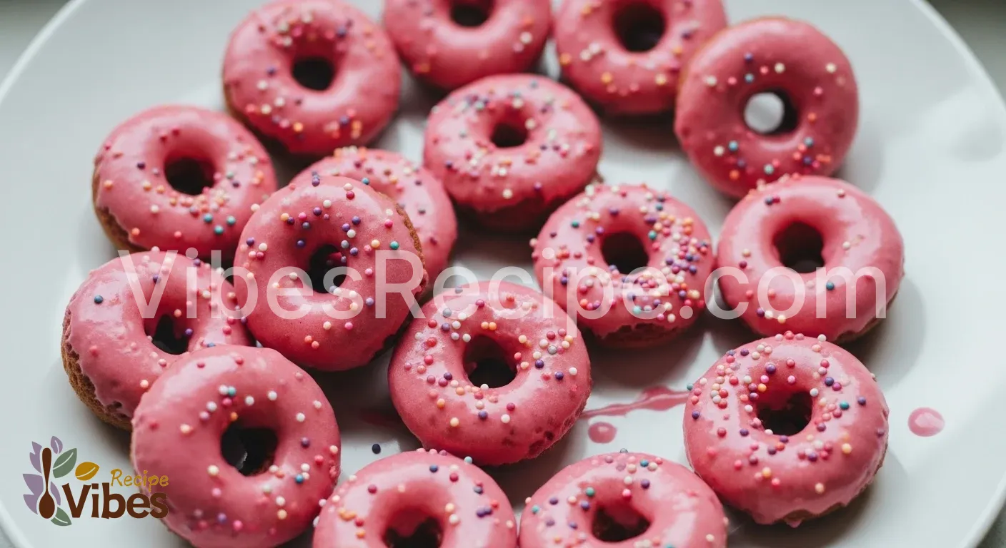 Pink Mini Donuts