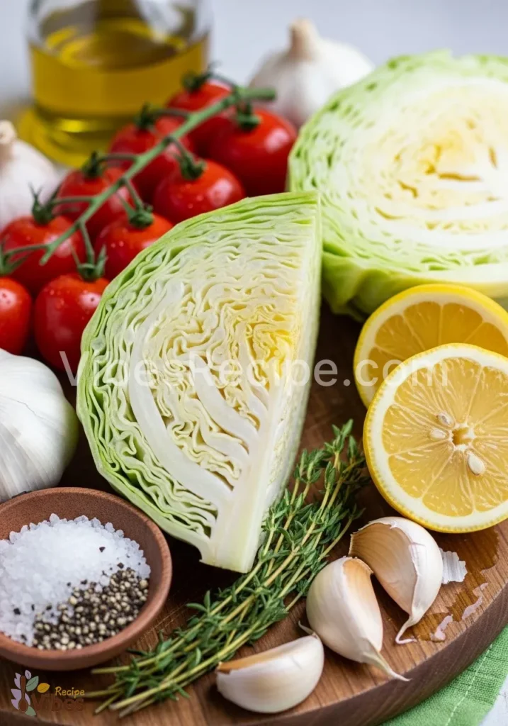 Blistered cabbage steaks