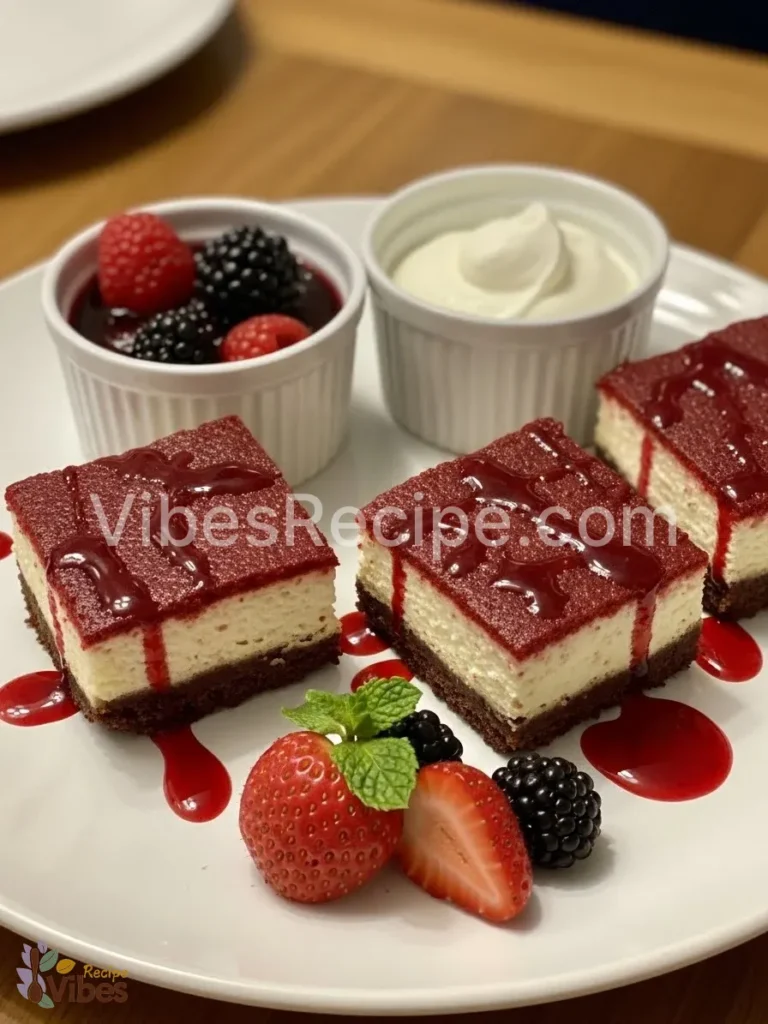 Red Velvet Cheesecake Bars
