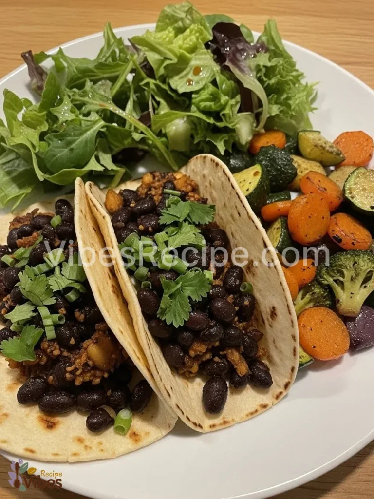 20 Minute Teriyaki Black Bean Tacos