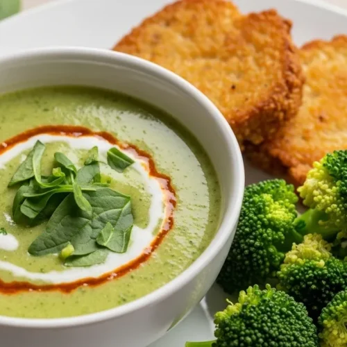 Keto Broccoli Spinach Soup Recipe