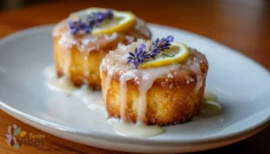 Soft & Zesty Mini Lemon Cakes with a Sweet Lavender Infused Glaze