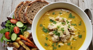 Garlic Parmesan Chicken Soup Recipe