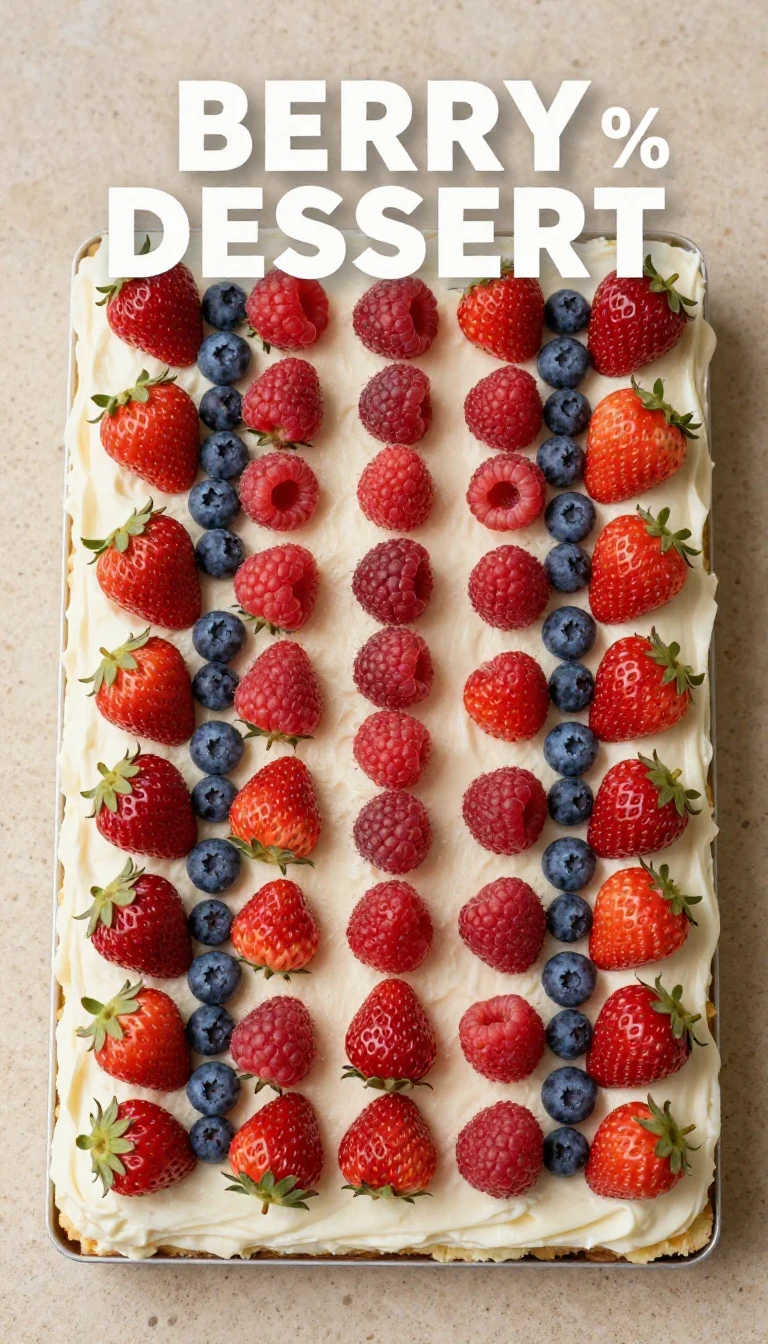 Colorful fruit pizza topped with strawberries, blueberries, and kiwi for a festive 4th of July celebration