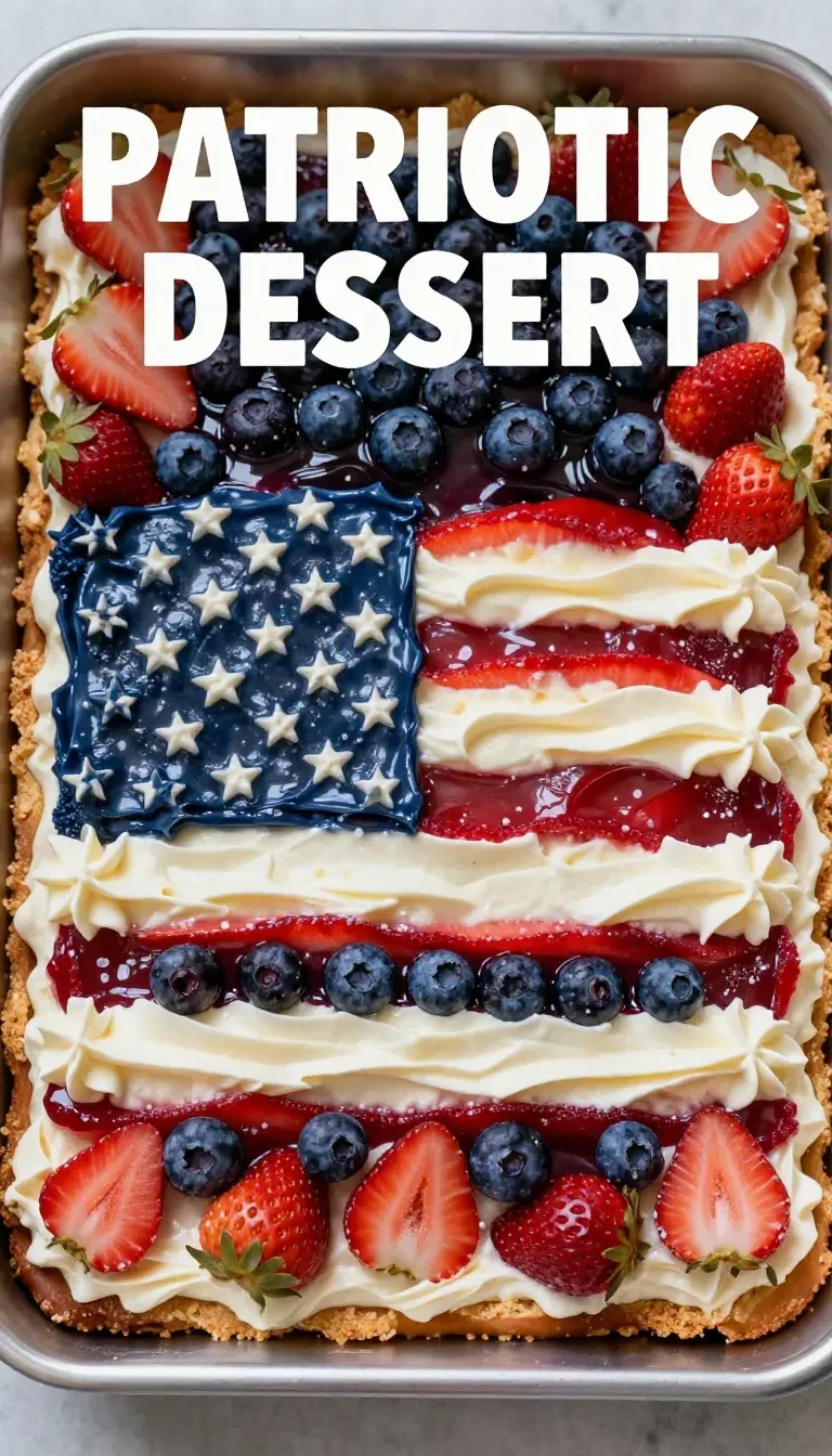 A vibrant strawberry pretzel jello salad served in a glass dish with layers of pretzels, cream cheese, and strawberry jello.